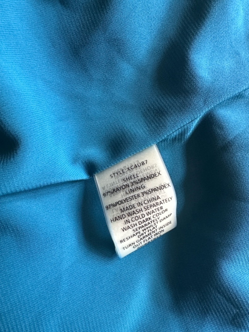 Plenty by Tracy Reese Mareena Dress 12 Blue Purple Floral Stitch Fix NWT - Picture 10 of 10